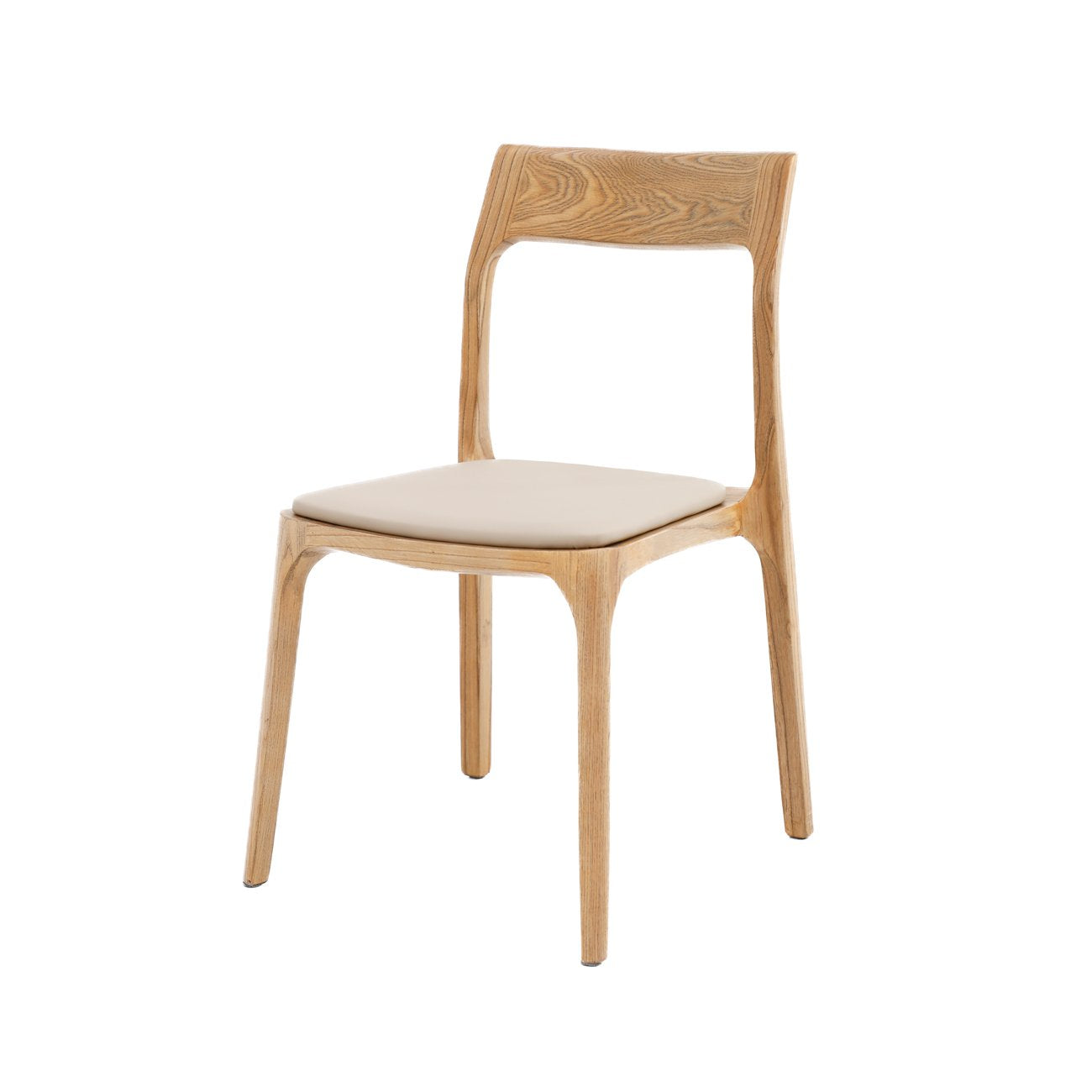 Cooper Stackable Dining Chair - Vaasa Frame / Beige Leather