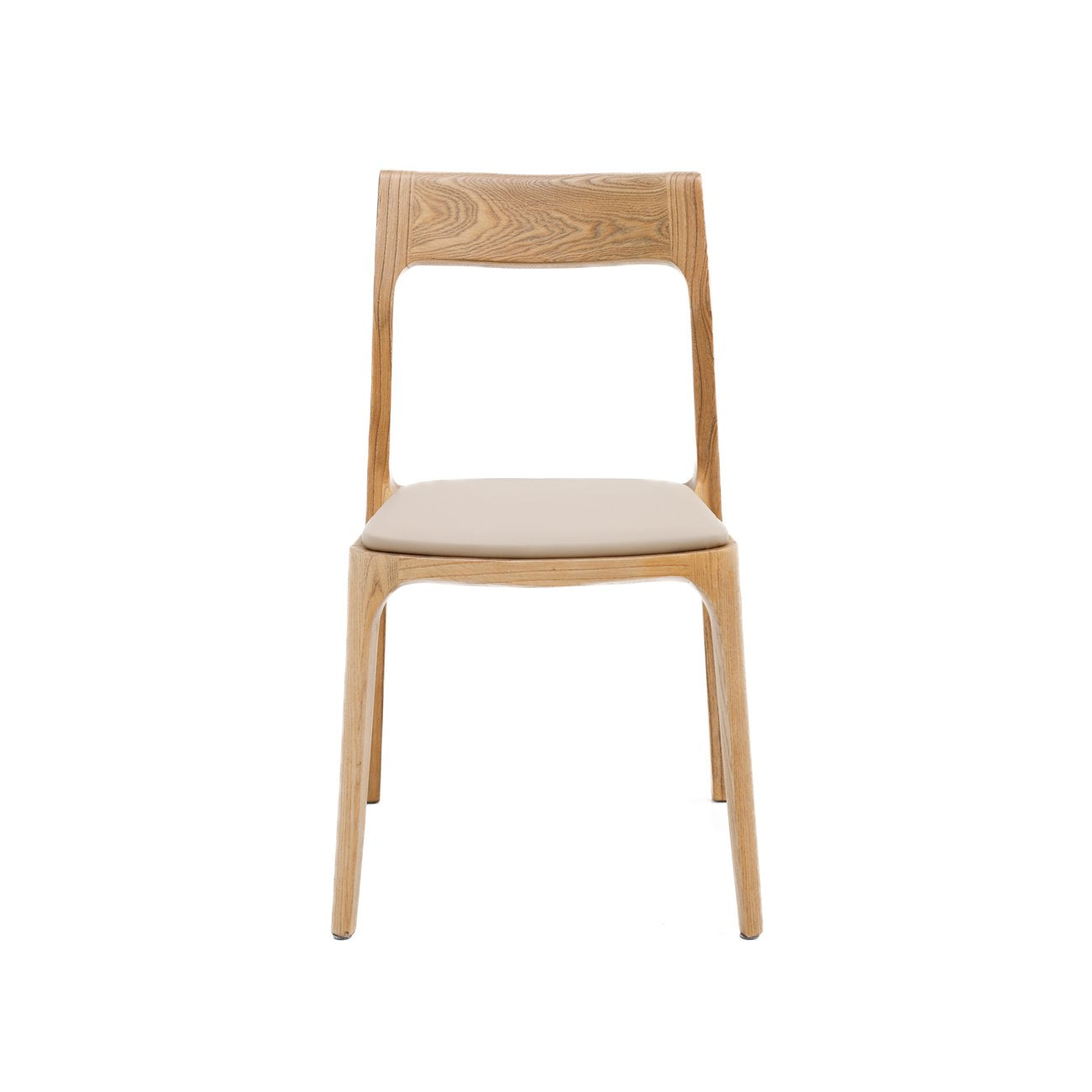 Cooper Stackable Dining Chair - Vaasa Frame / Beige Leather