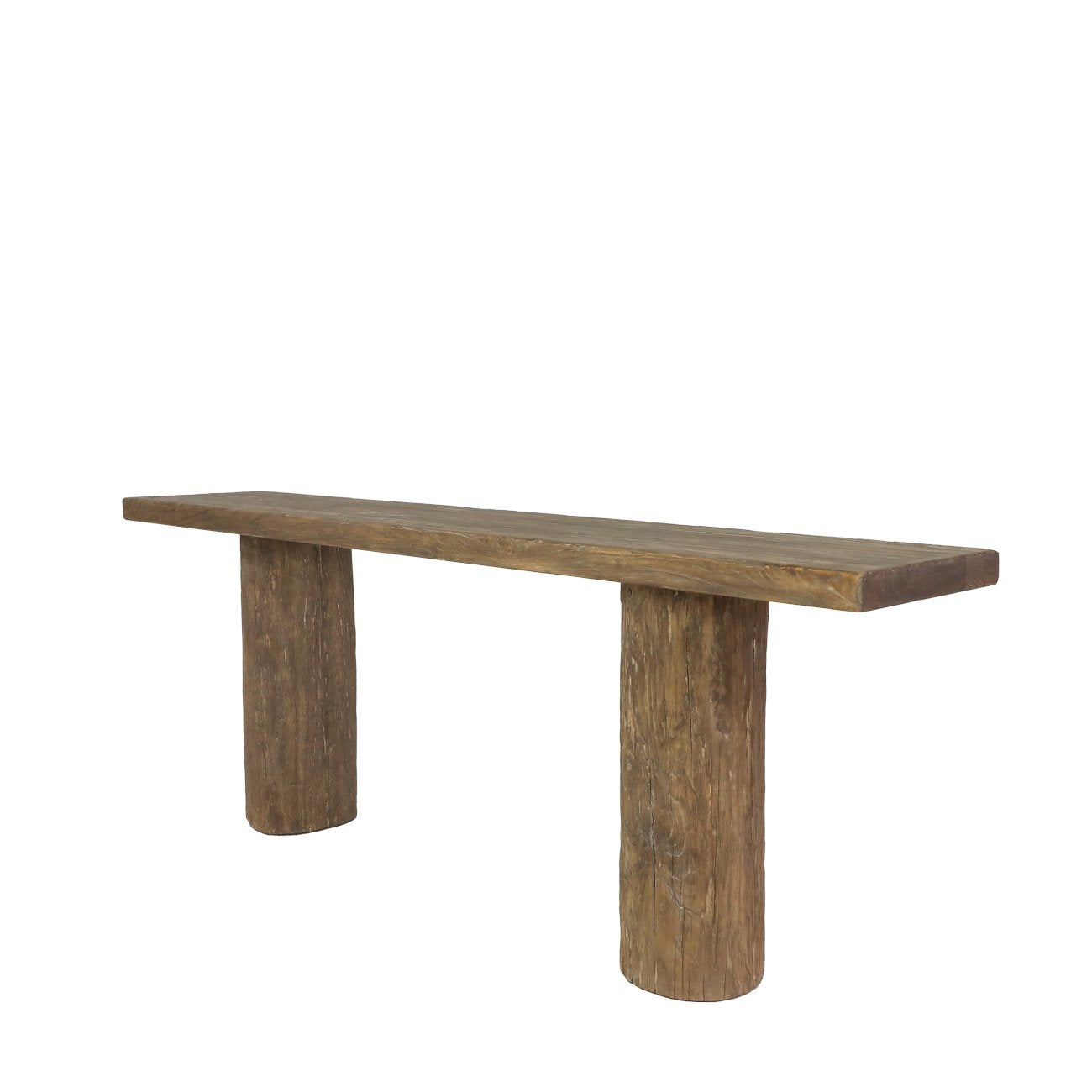 Casa Round Leg Console Table - Walnut