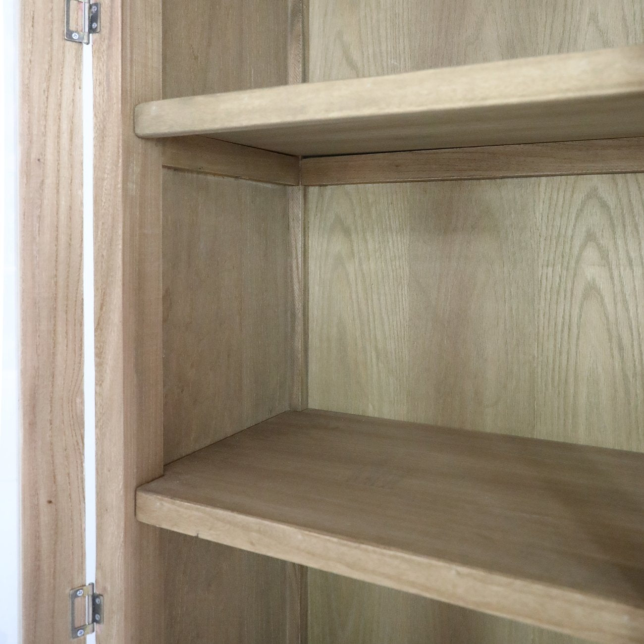 Casa 2-Door Glass Cabinet - Natural