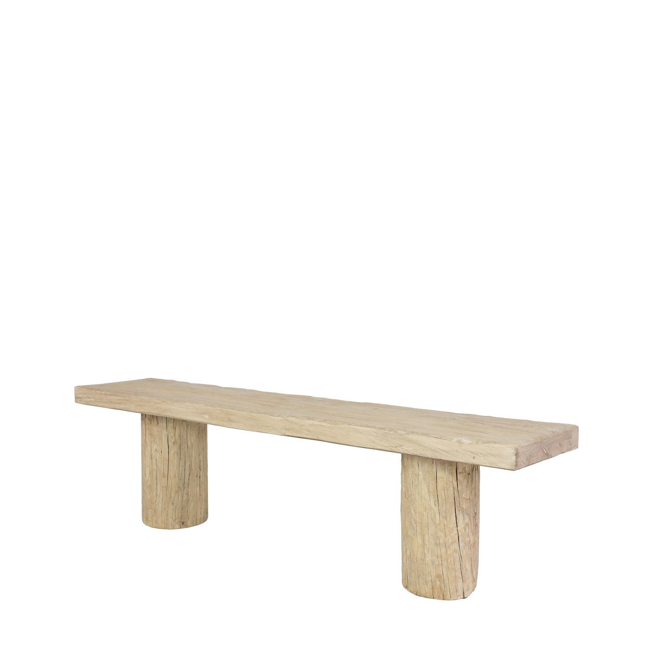 Casa Round Leg Bench - Natural