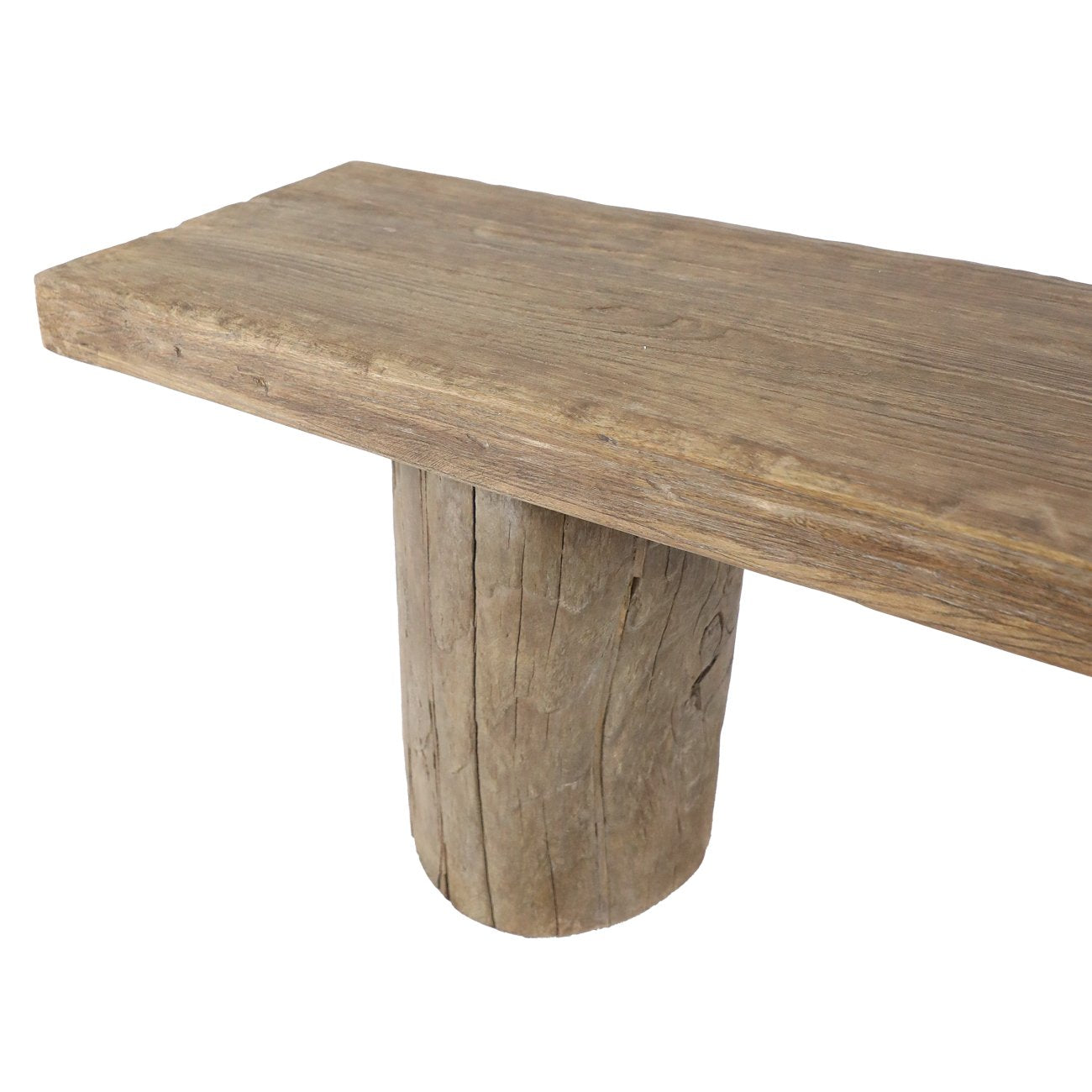 Casa Round Leg Bench - Walnut
