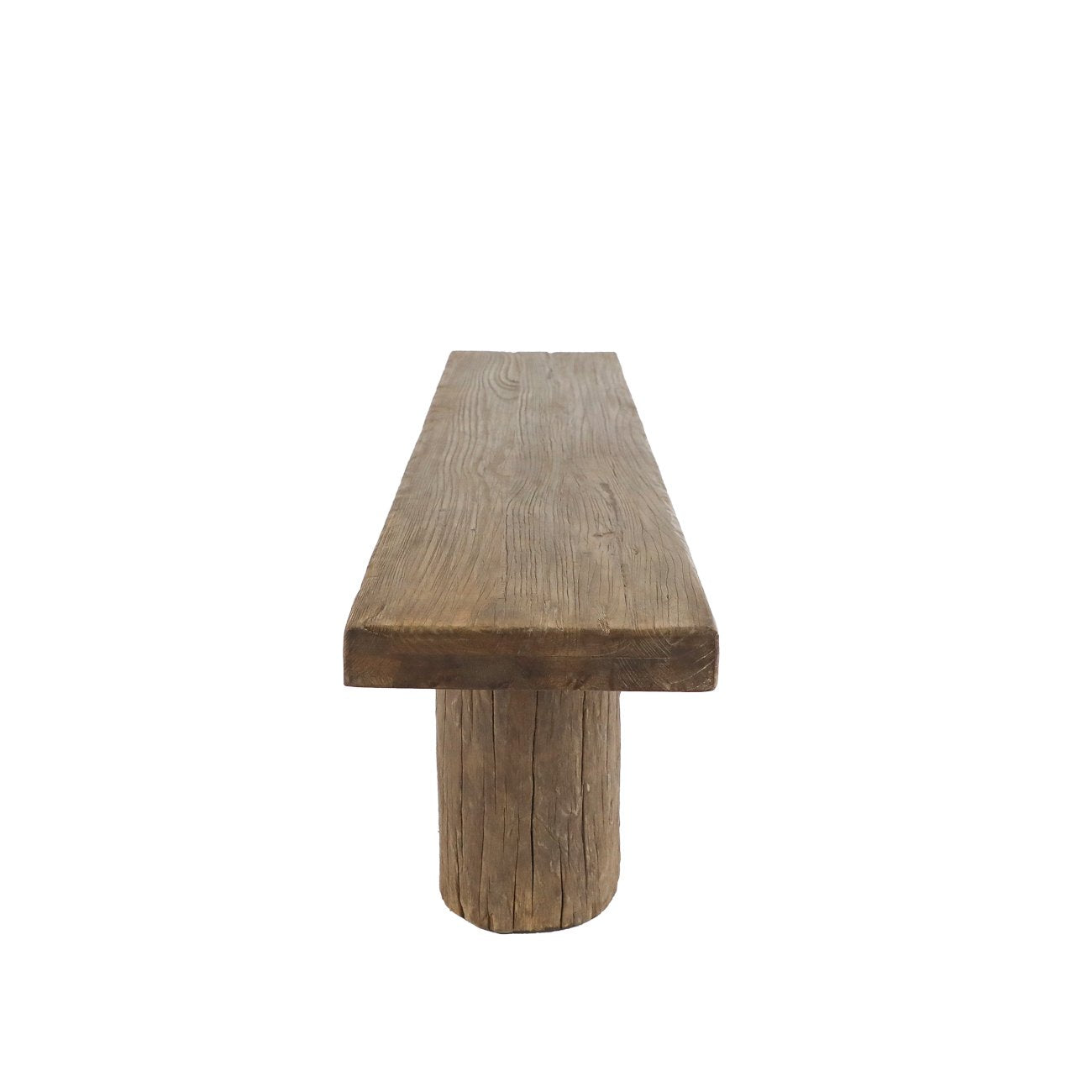 Casa Round Leg Bench - Walnut