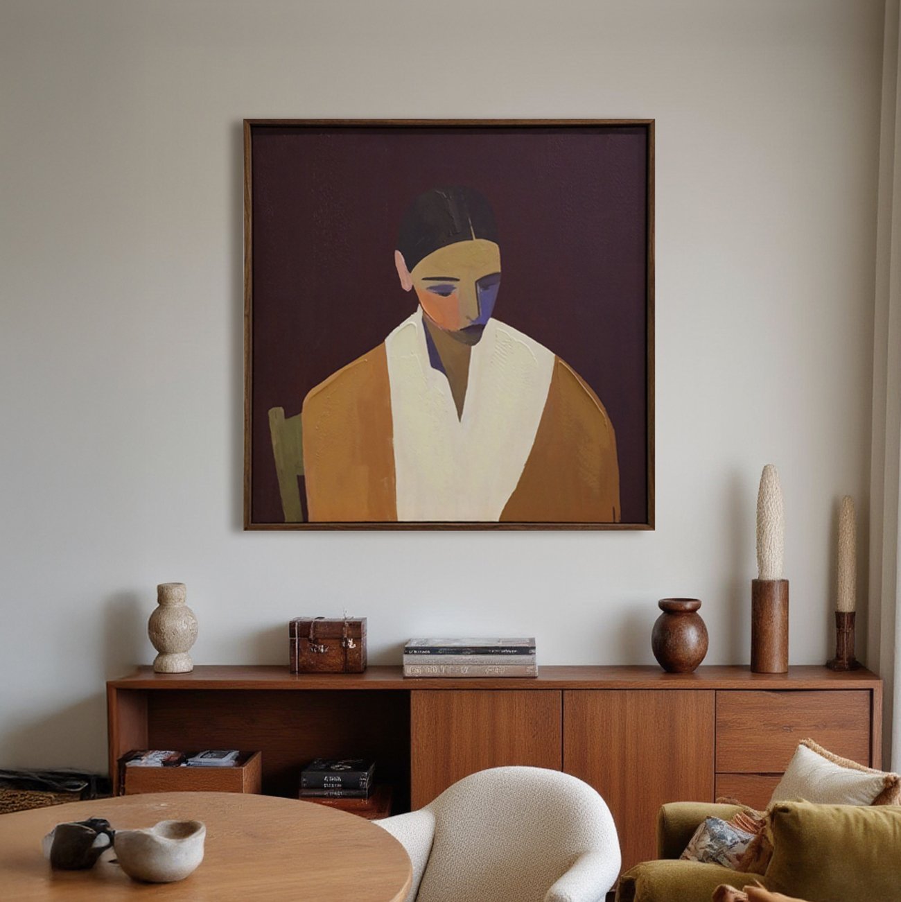 Rory - Hand Embelished Framed Canvas