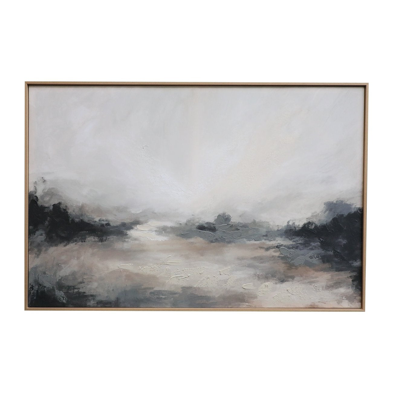 Dusk - Hand Embellished Framed Canvas