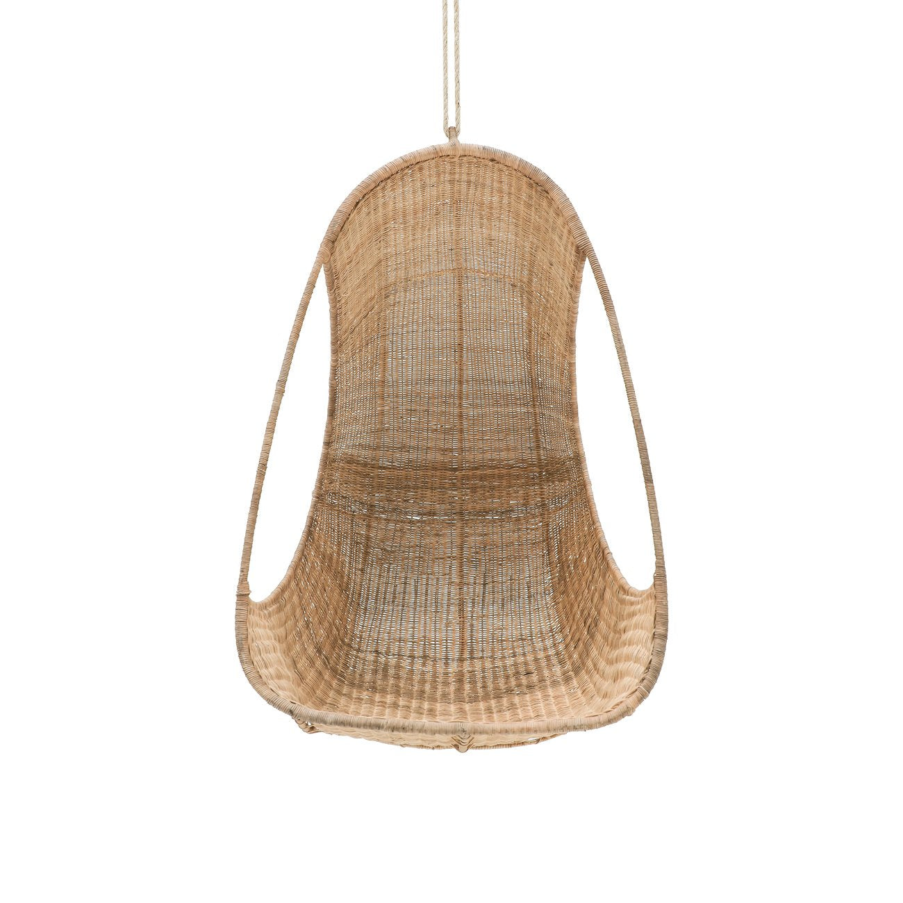 Malawi Cane Hanging Cocoon Chair - Natural