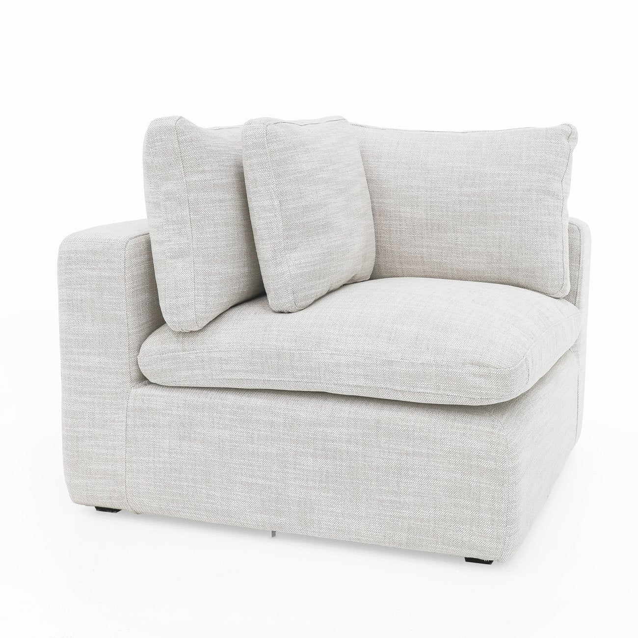 Float Modular Sofa Arm Corner - JD Grounded Limestone