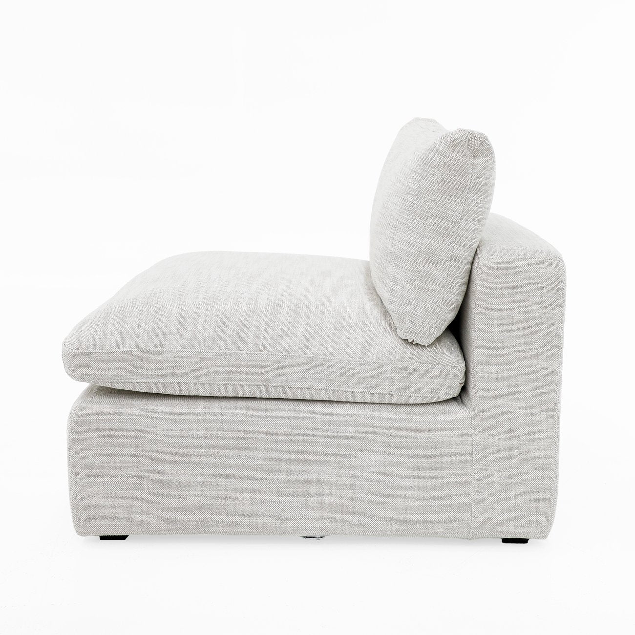 Float Modular Sofa Armless - JD Grounded Limestone