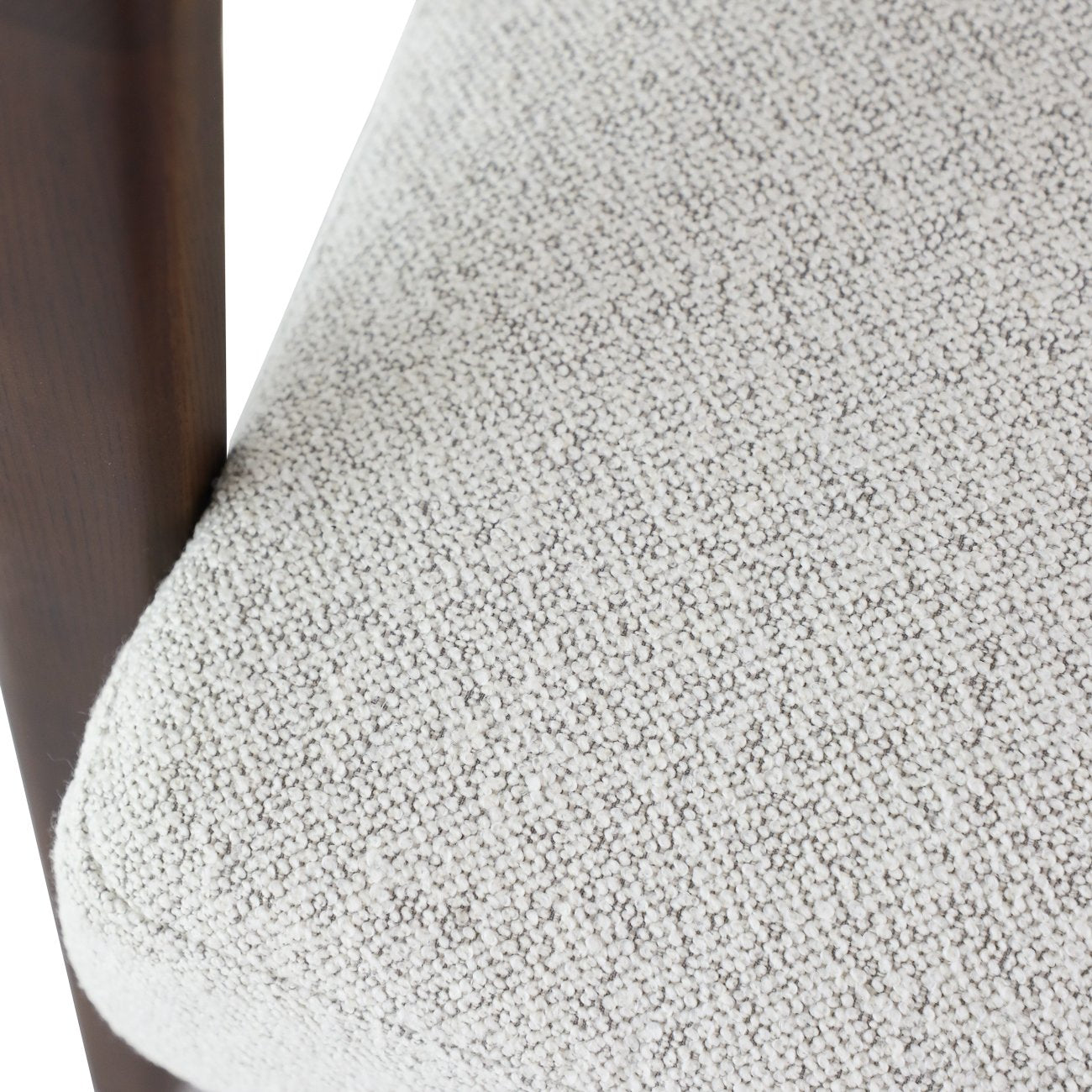 Reid Armchair - Pumice Fabric - Walnut Frame