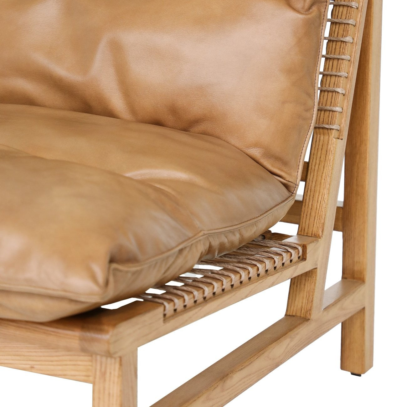 Dexter Side Chair - Tan Leather