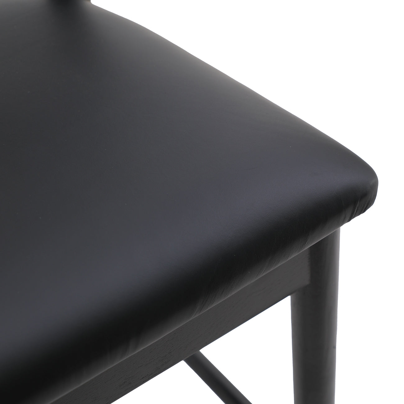 Keaton Barstool - Black Frame/Black Leather