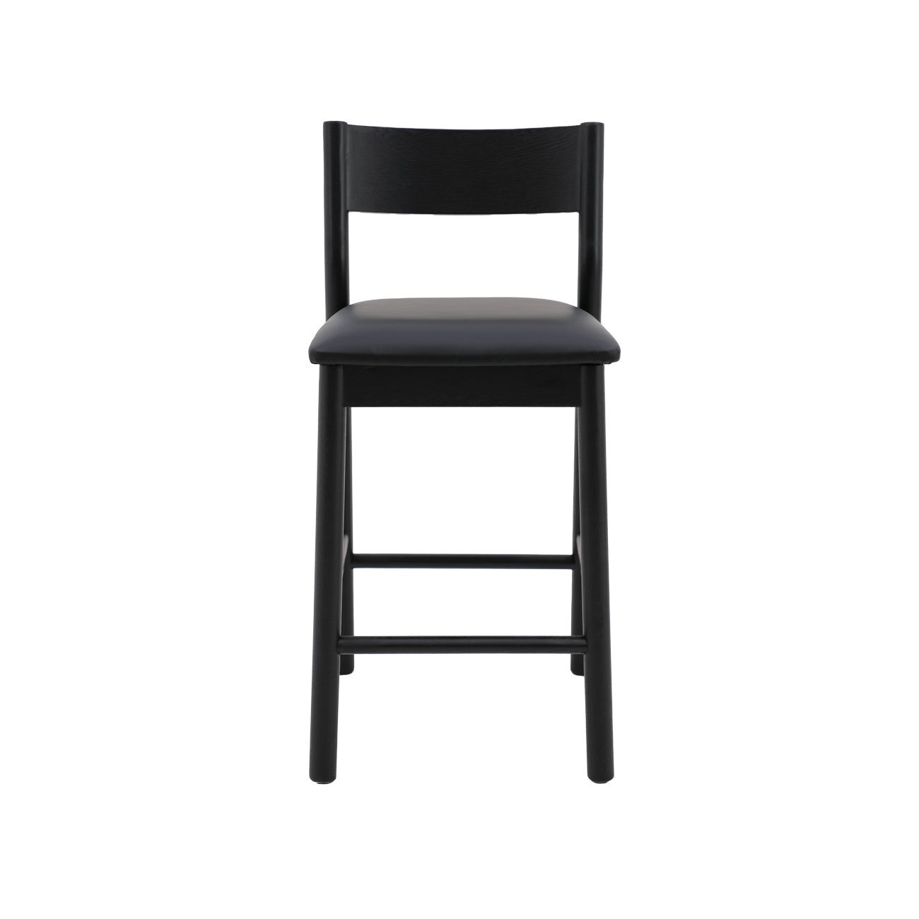 Keaton Barstool - Black Frame/Black Leather