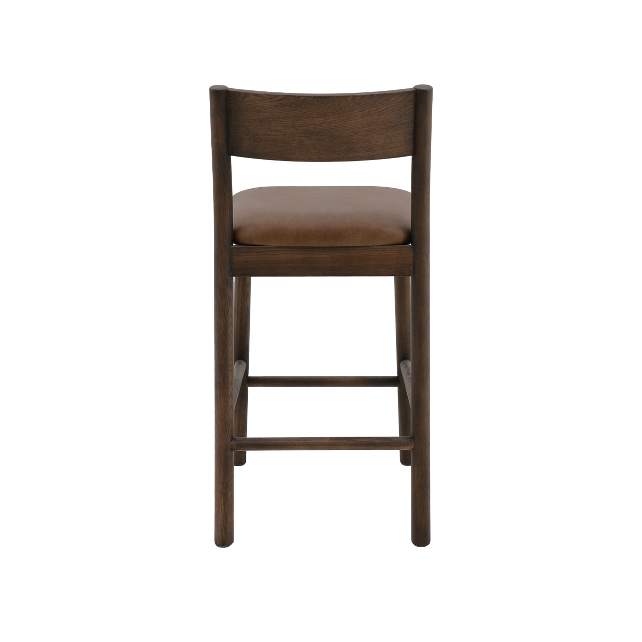 Keaton Barstool - Brown Frame/Brown Leather