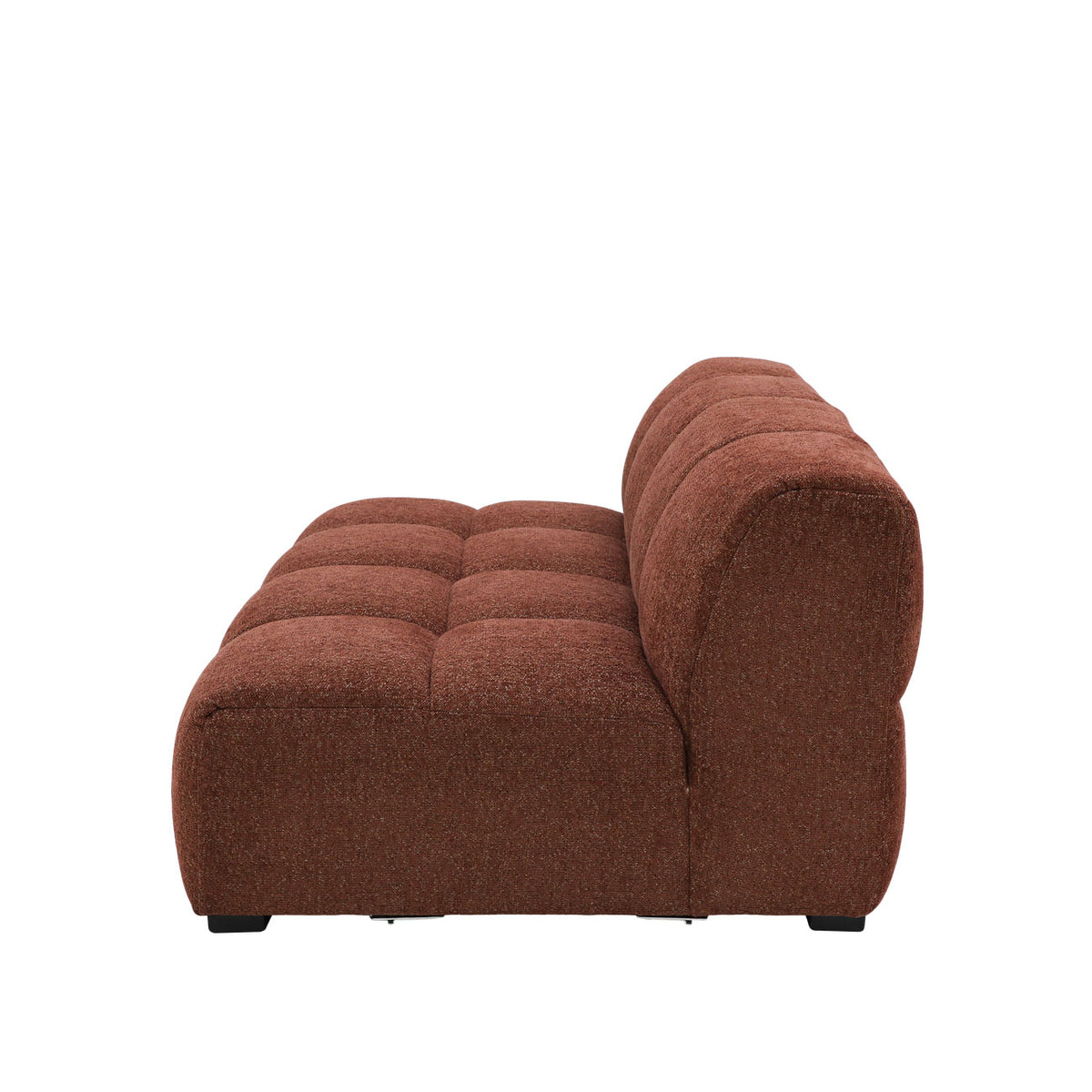 Manhattan Modular Sofa Armless - Burnt Sienna