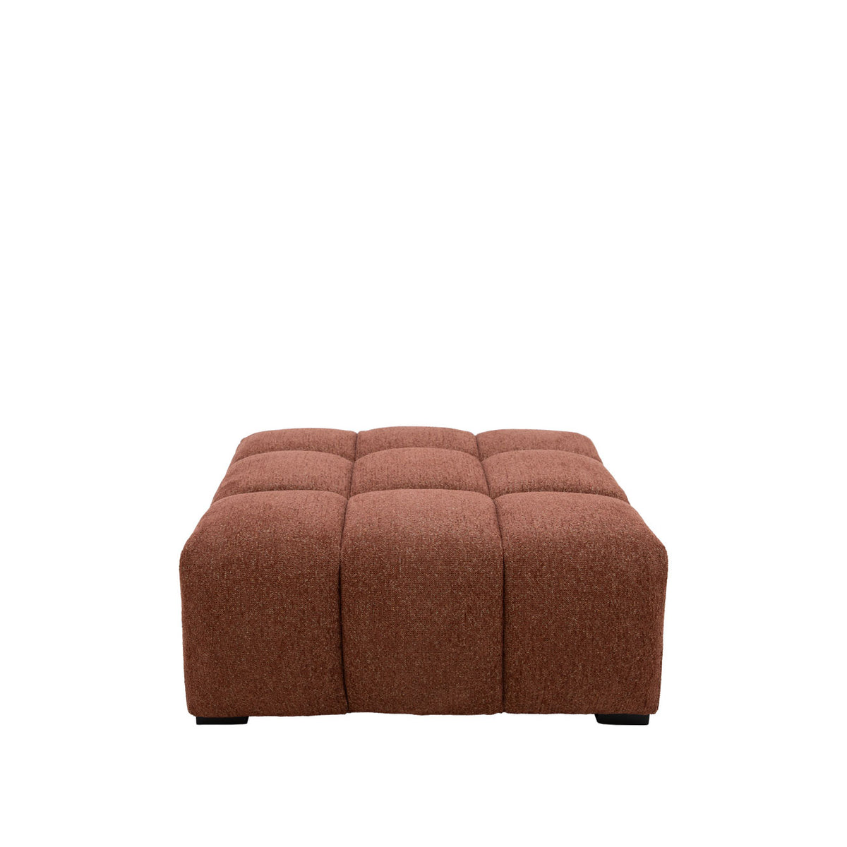 Manhattan Modular Ottoman - Burnt Sienna