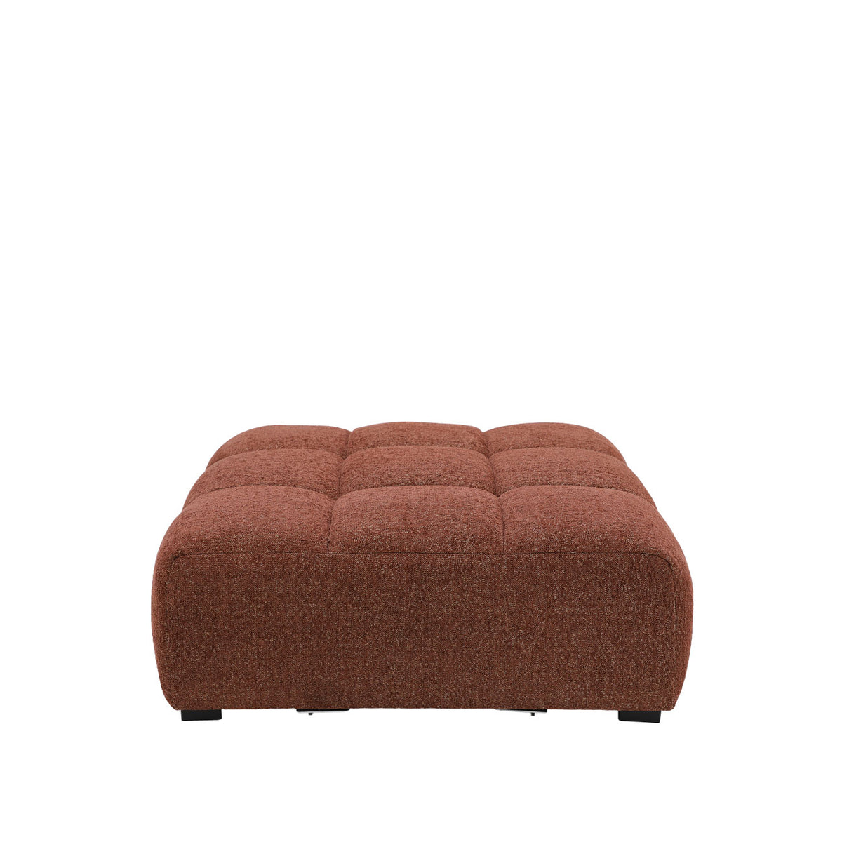 Manhattan Modular Ottoman - Burnt Sienna
