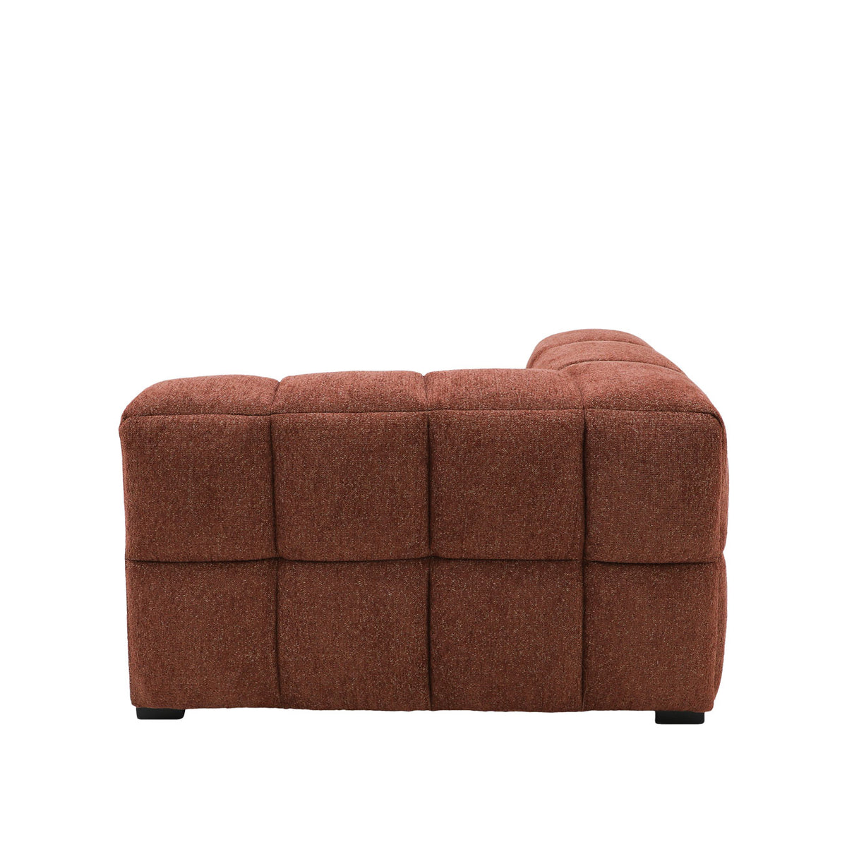 Manhattan Modular LH Chaise - Burnt Sienna