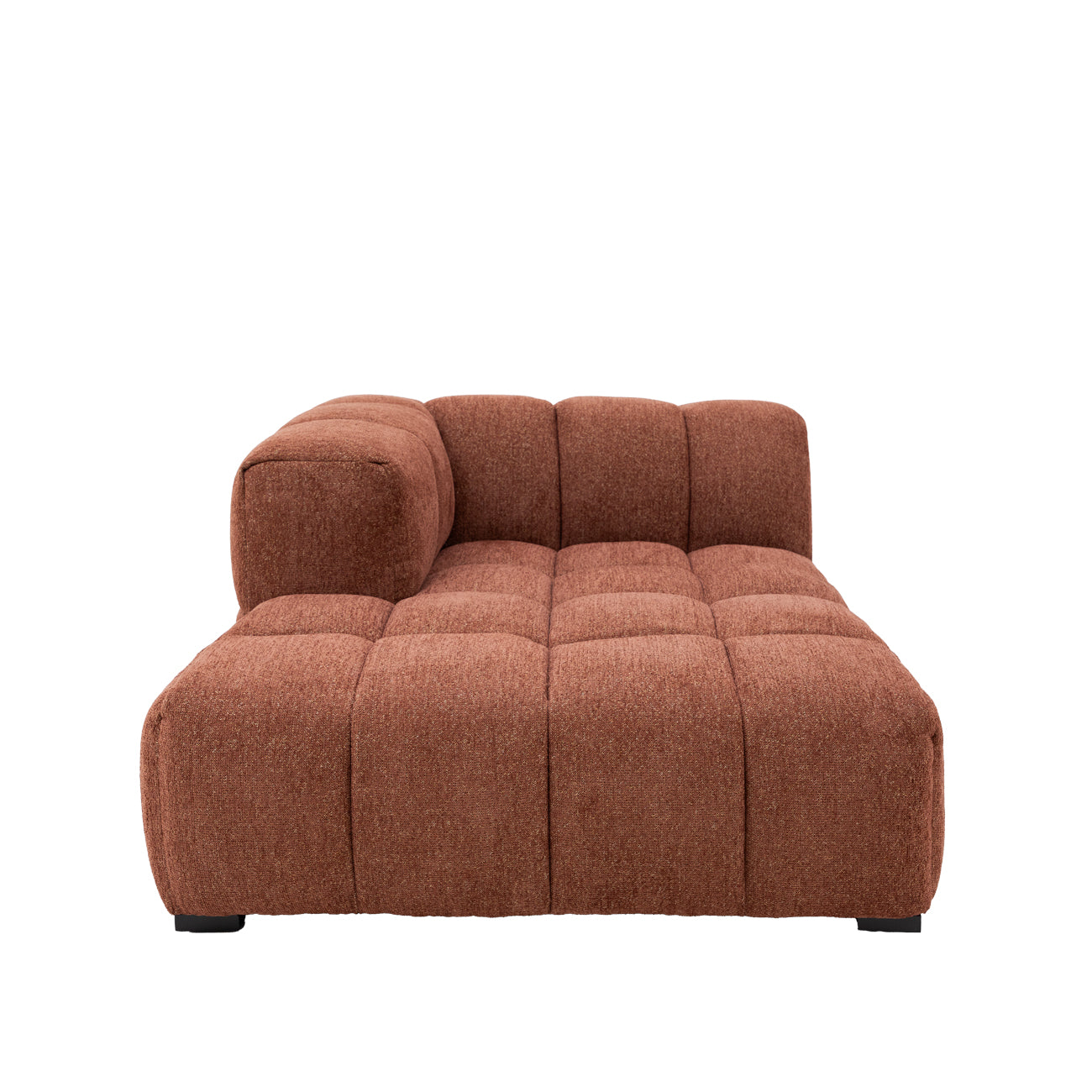 Manhattan Modular LH Chaise - Burnt Sienna