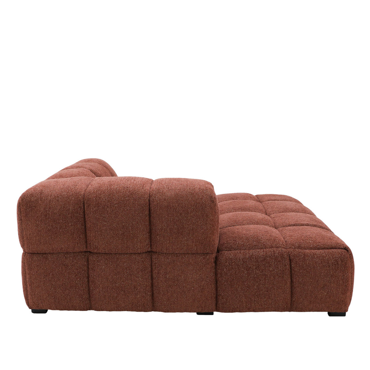 Manhattan Modular LH Chaise - Burnt Sienna