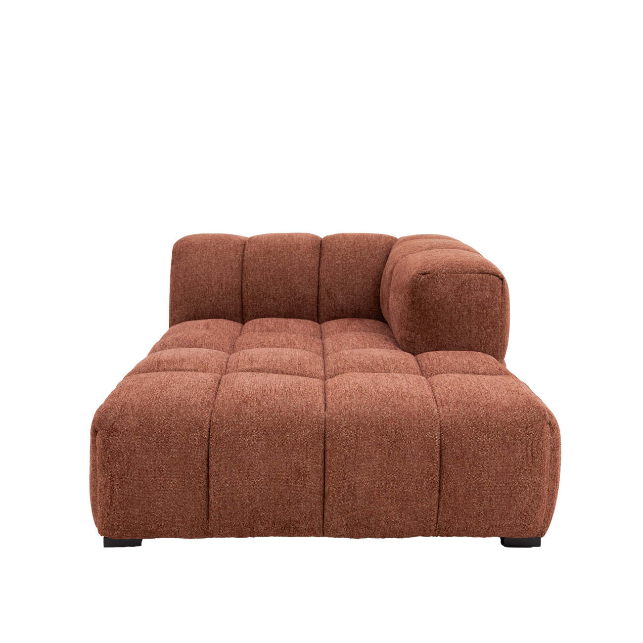 Manhattan Modular RH Chaise - Burnt Sienna