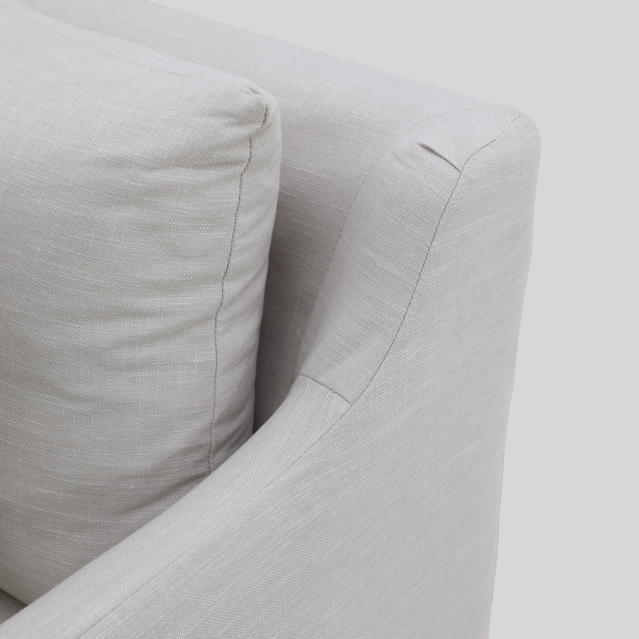 Eden Slipcover Armchair - Pearl Oat