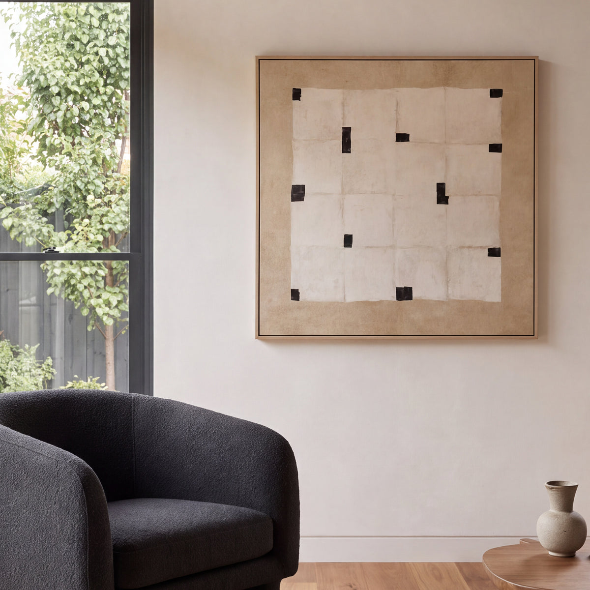 Forme - Textured Surface Framed Canvas