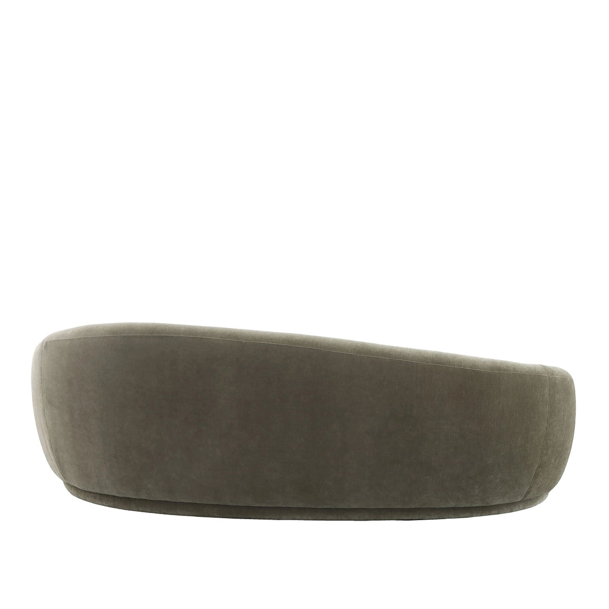 Velma Curved Sofa - Moss Green