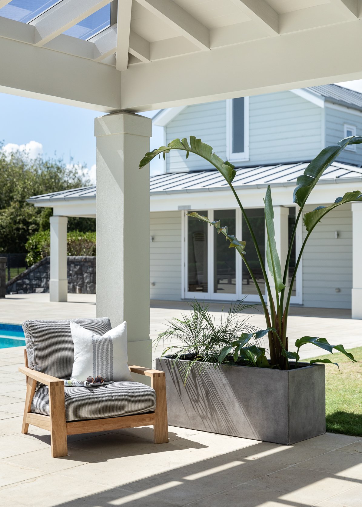 Waihou Cement Planter - Medium