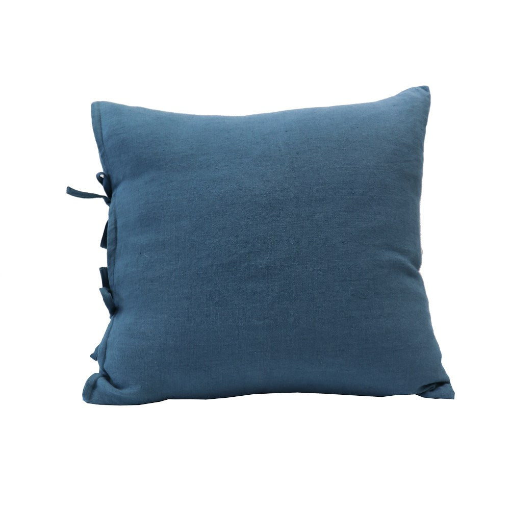 Tully Tie Cushion - Bluestone