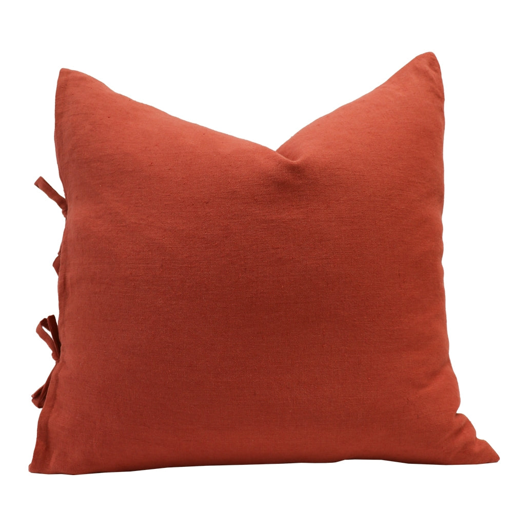 Tully Tie Cushion - Clay