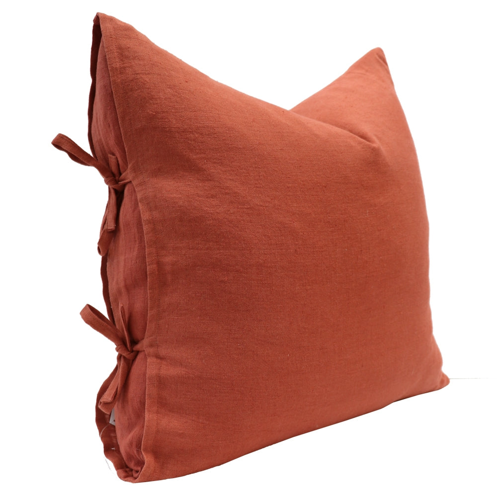 Tully Tie Cushion - Clay