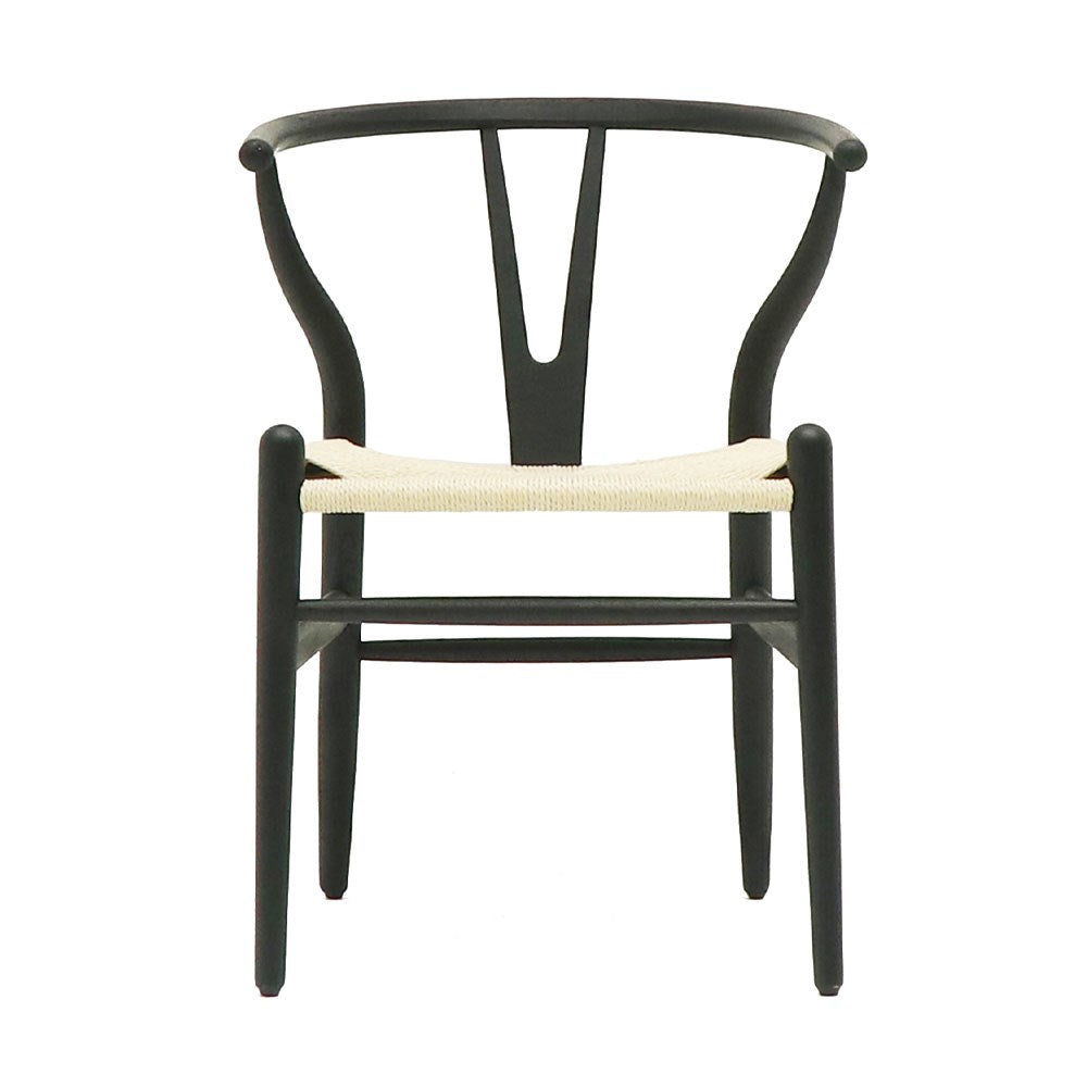 Joffre Dining Chair - Black / Natural Seat