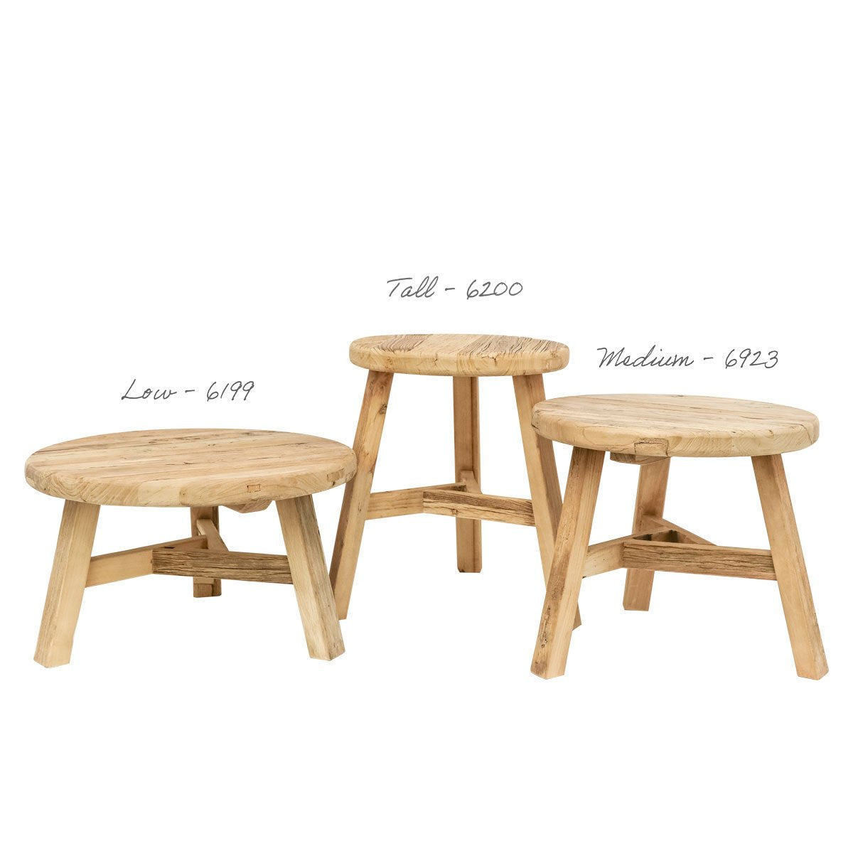 Parq Low Nesting Coffee Table - Natural