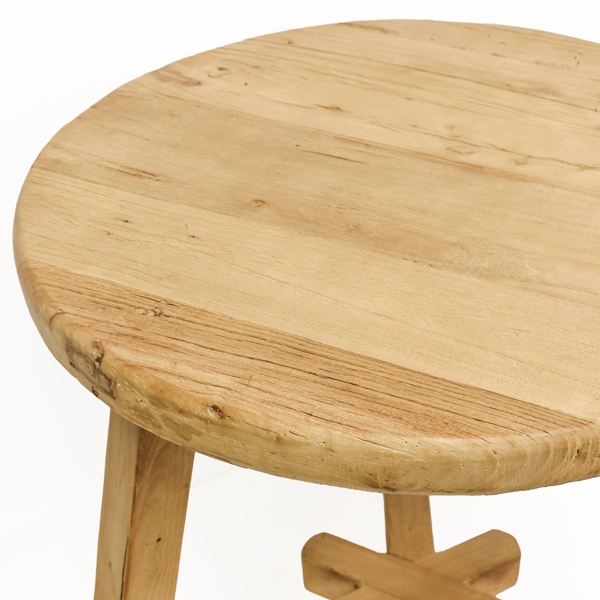 Parq Tall Round End Table - Natural