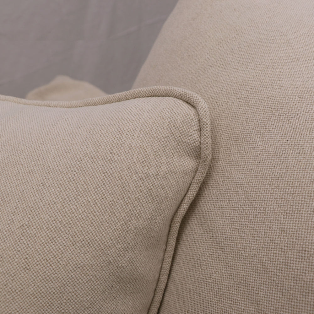 Keely Slipcover Armchair - Oatmeal