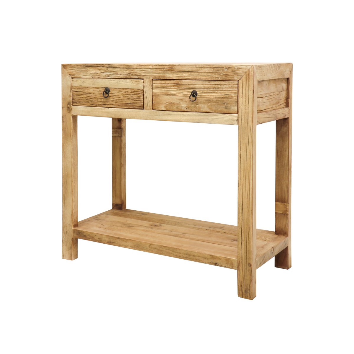 Parq 2 Drawer Console With lower Shelf