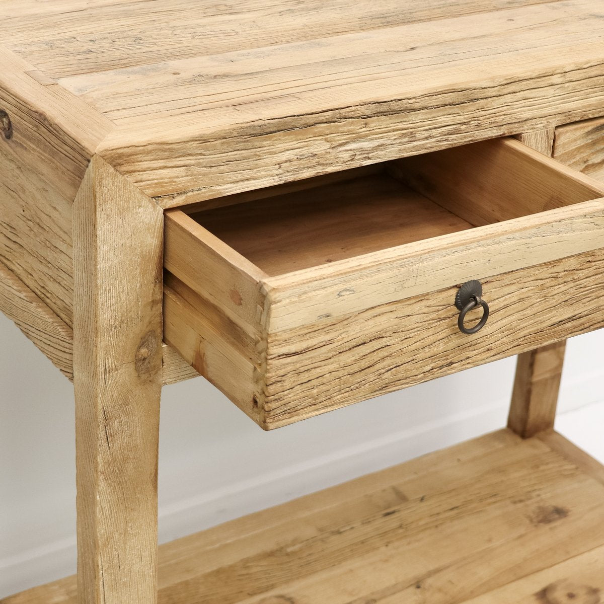 Parq 2 Drawer Console With lower Shelf