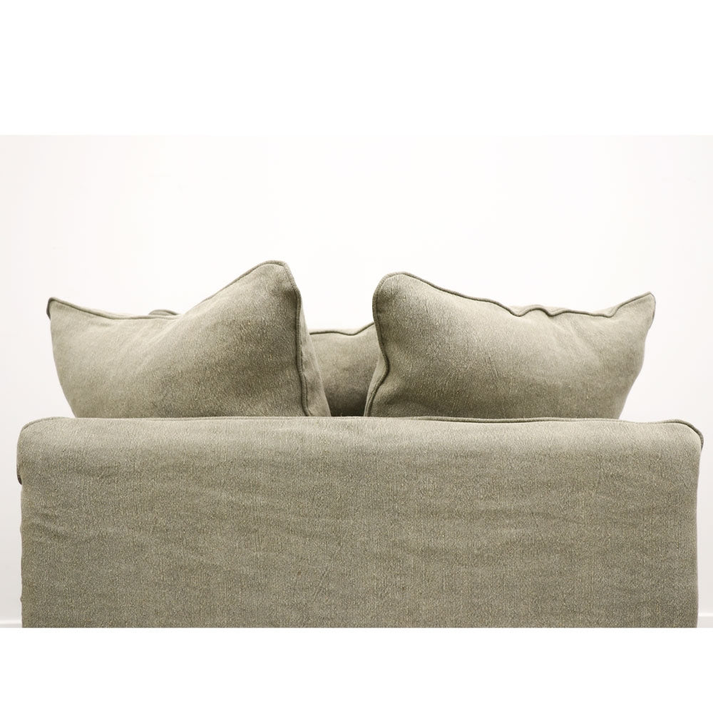 Lotus Slipcover Armchair - Khaki