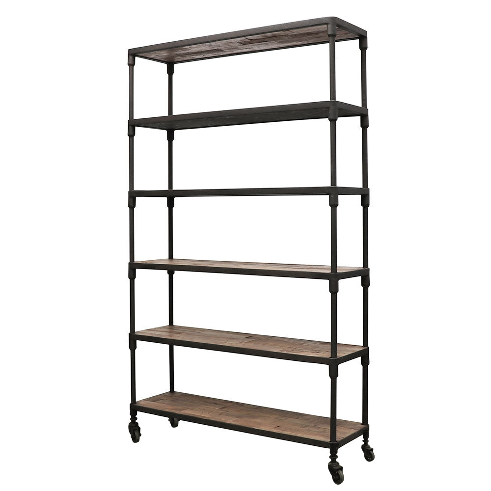 Industrial Metal Bookshelf - Medium