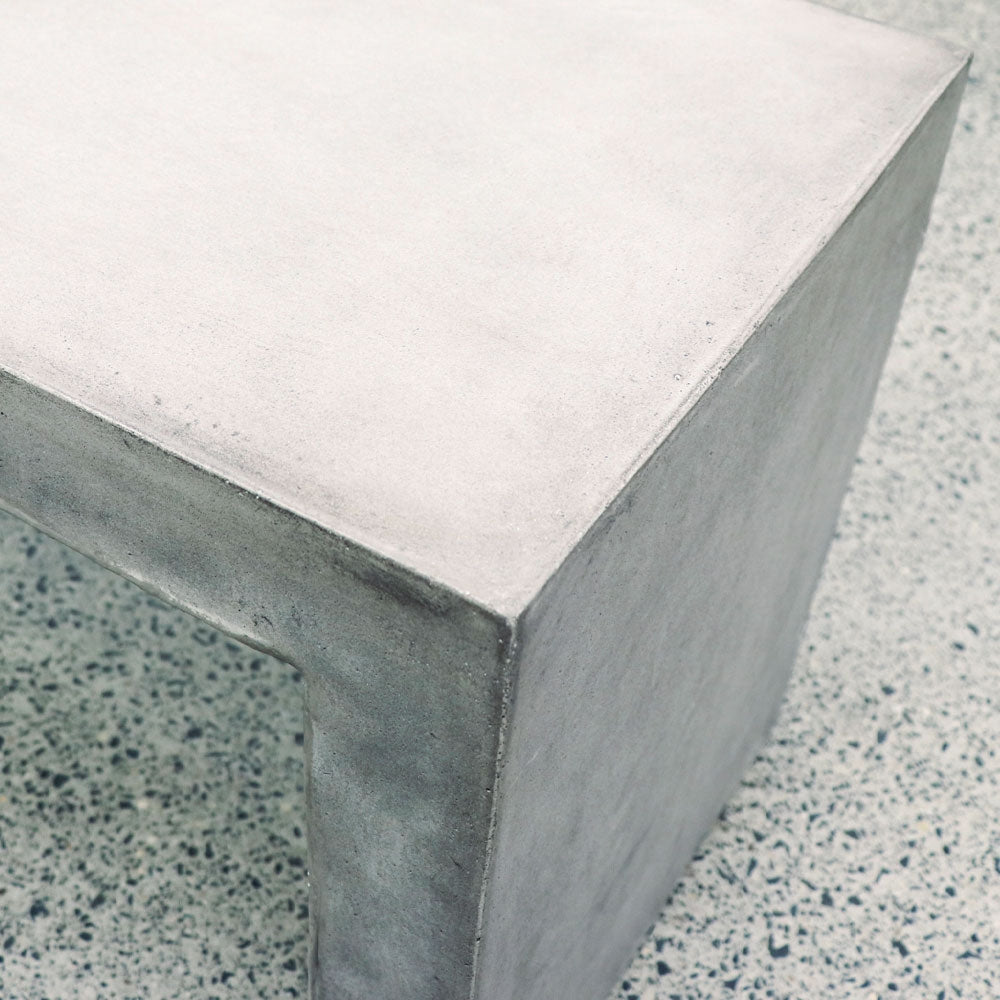 Palma Concrete Bench - 160cm - Grey