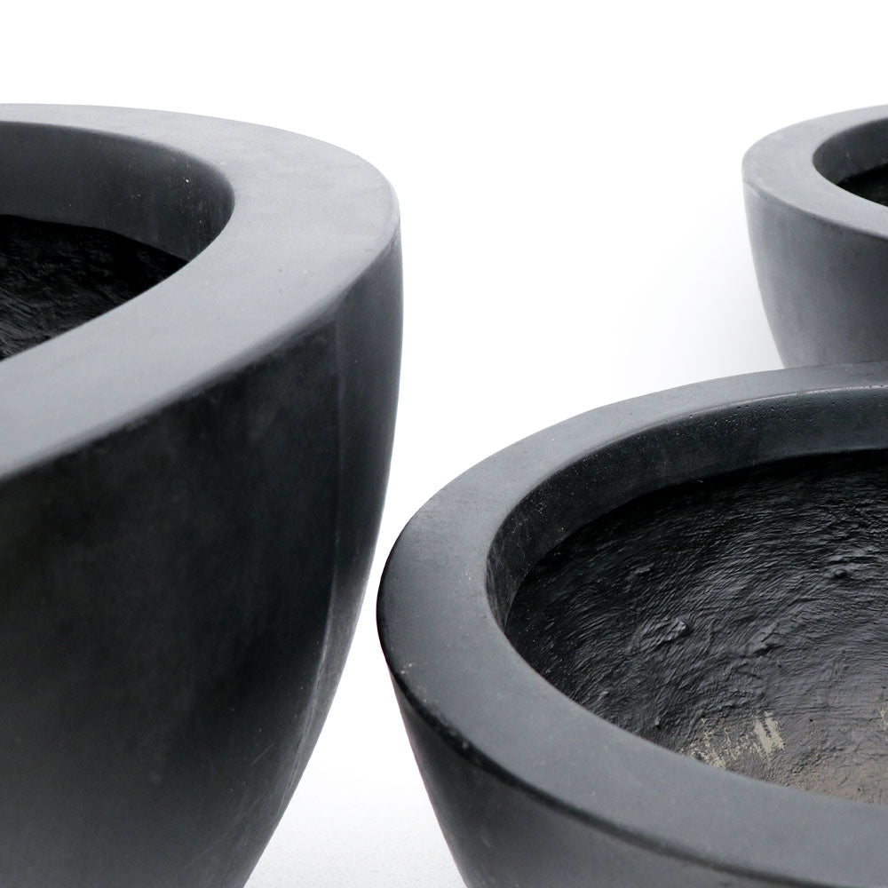 Awatere Black Planter - Large