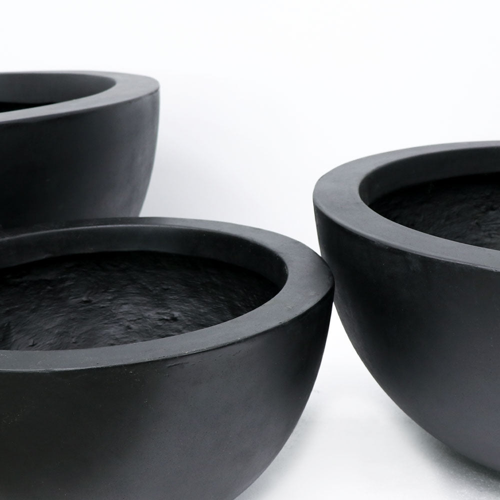 Awatere Black Planter - Small