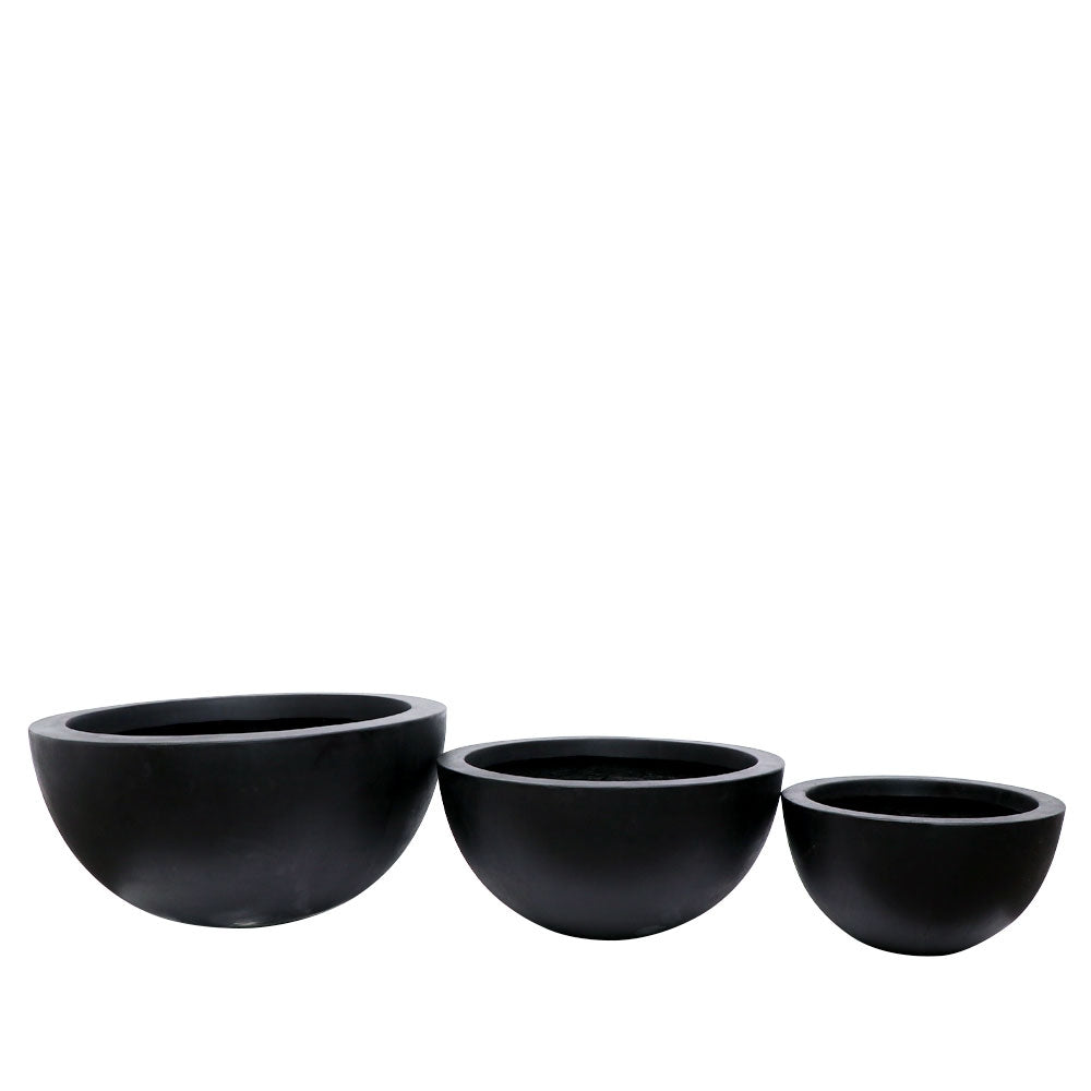 Awatere Black Planter - Large
