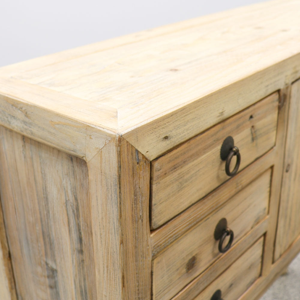 Oriental Console - Petite, Natural Finish