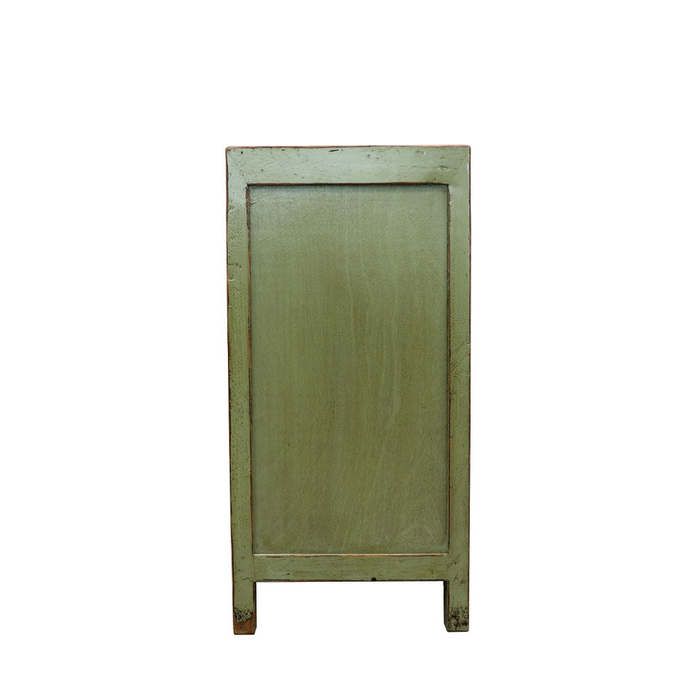 Oriental Painted 2 Door Sideboard - Vintage Green