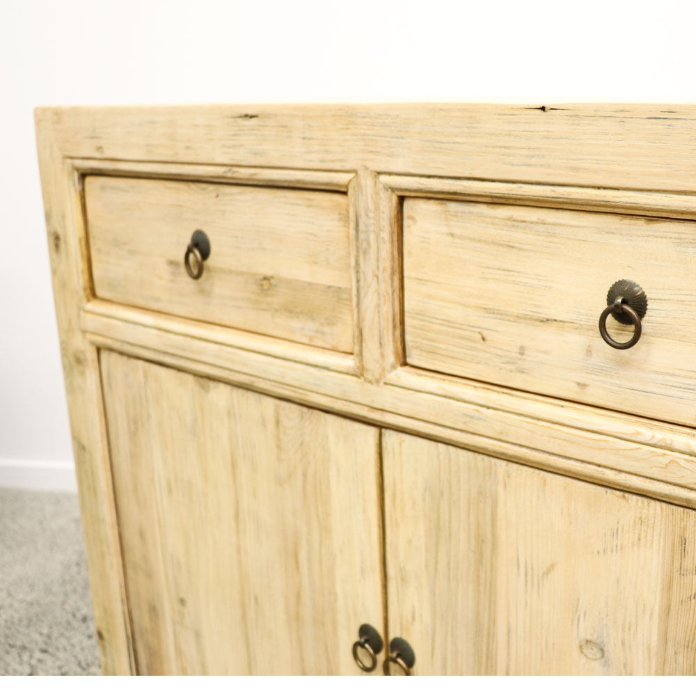 Oriental 4 Door Sideboard - Natural Finish