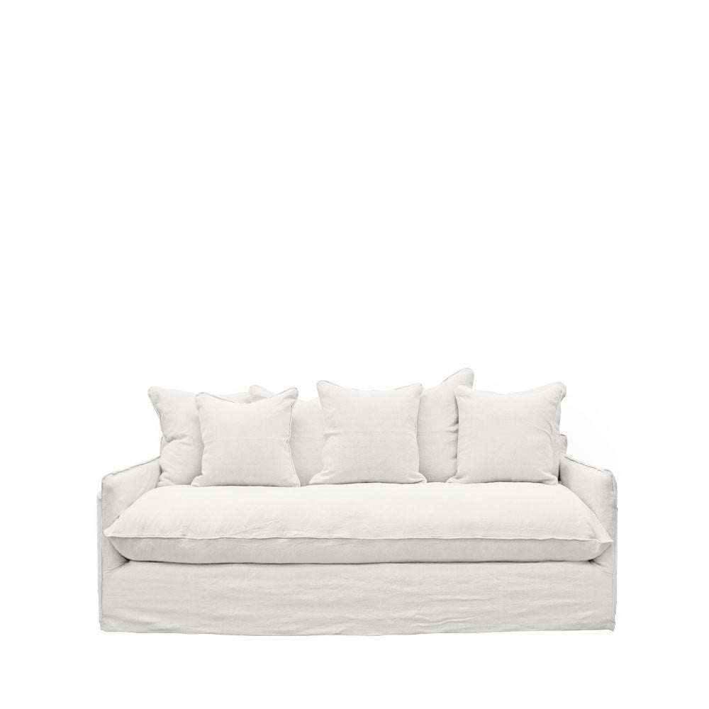 Lotus Slipcover Sofa 2 seater - White