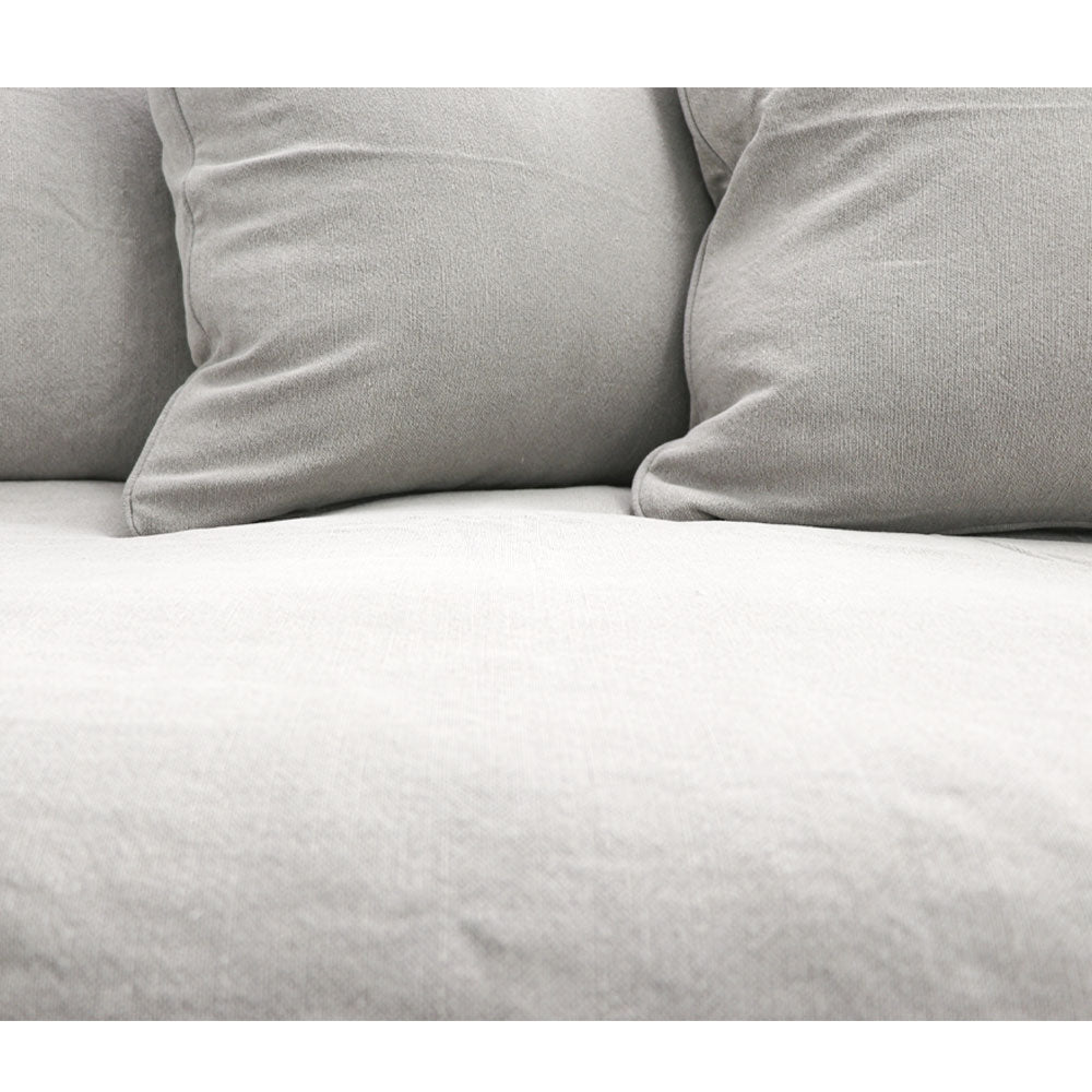 Keely Slipcover Sofa 2 seater - Cement