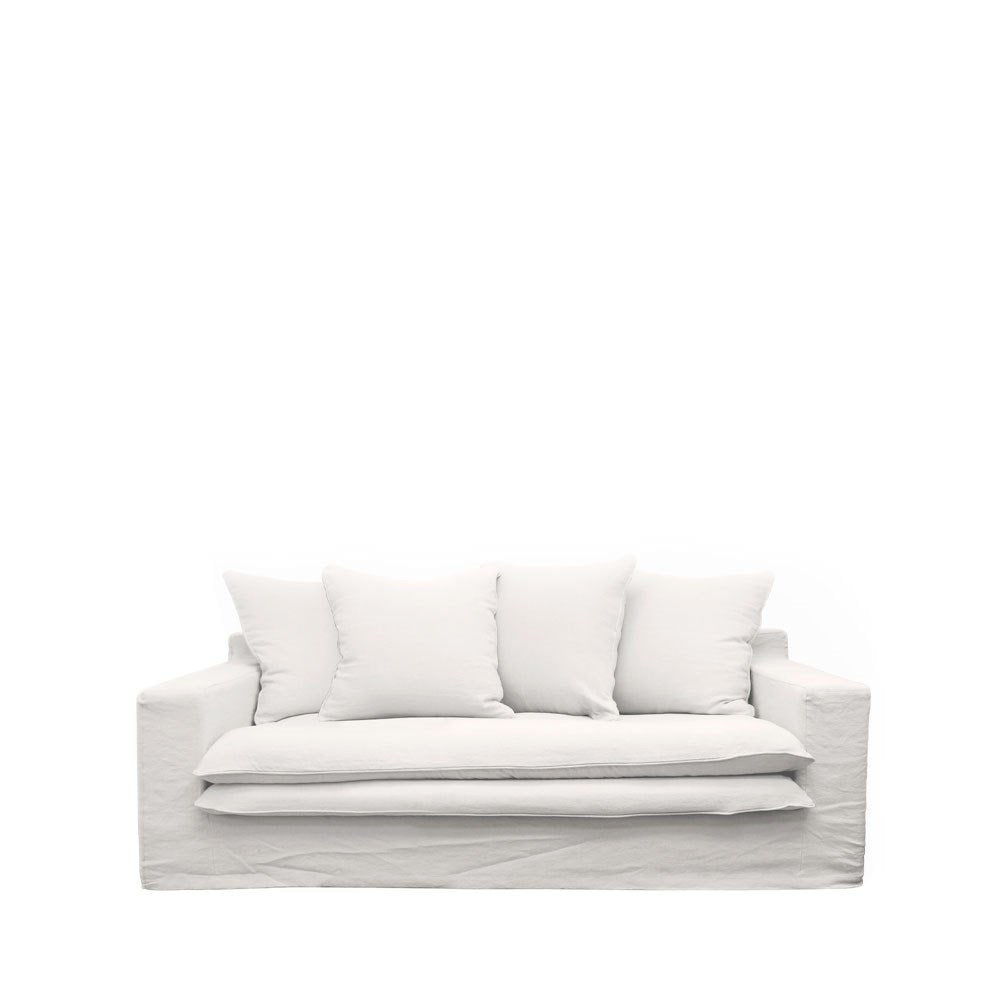 Keely Slipcover Sofa 2 seater - White Cover Set Only