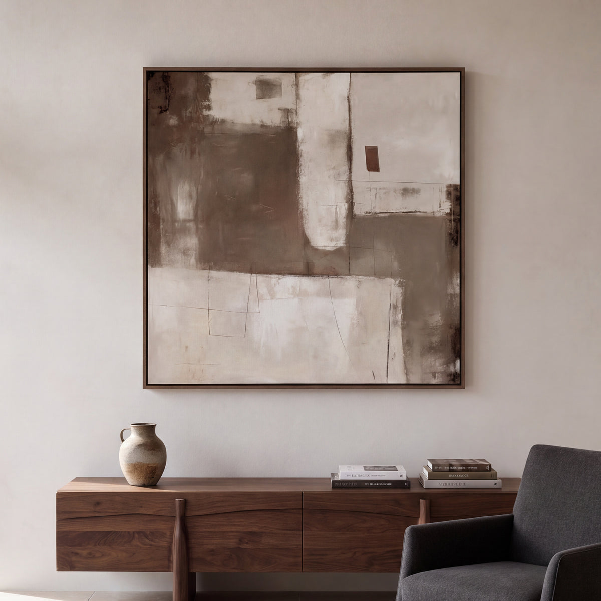 Briar - Hand Embellished Framed Canvas